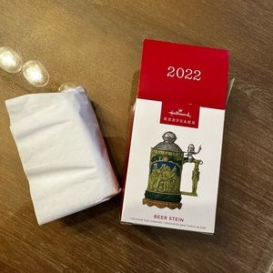 New Hallmark 2022 Beer stein ornament 
Only opened to take a picture.